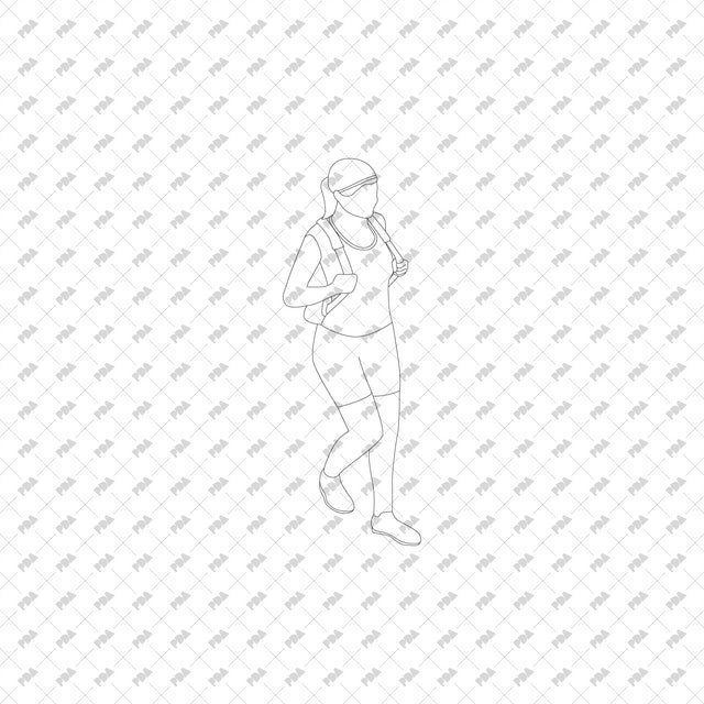 CAD, Vector Isometric Tourists at Summer Resort - Post Digital Architecture — Free and Affordable Resources for Architects