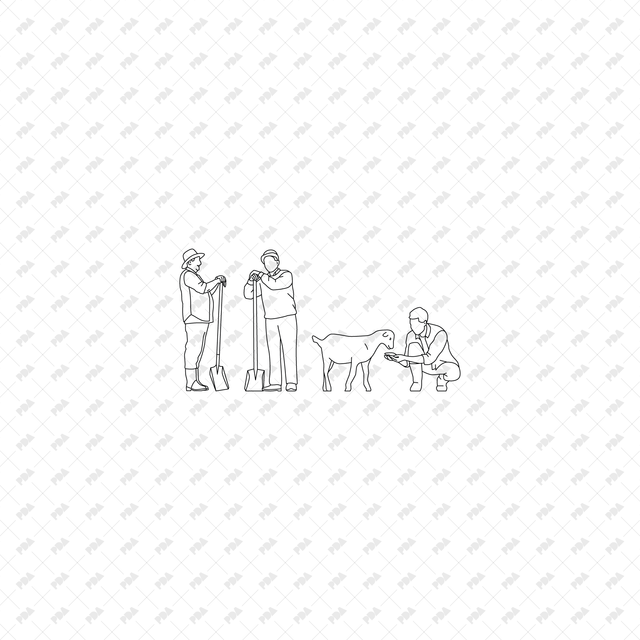 CAD, Vector Farm Set - Post Digital Architecture — Free and Affordable Resources for Architects