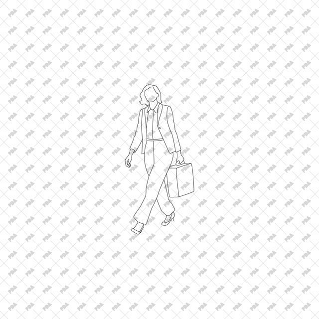CAD, Vector Pedestrians Set - Post Digital Architecture — Free and Affordable Resources for Architects
