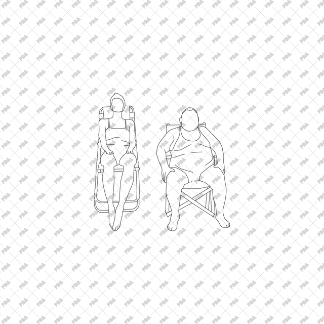 CAD, Vector Swimming and Bathing People Set - Post Digital Architecture — Free and Affordable Resources for Architects