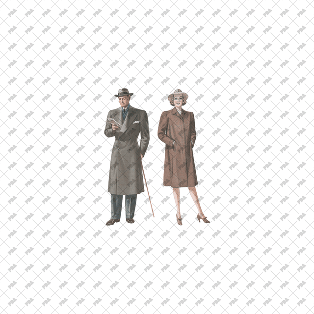 PNG Vintage Fashion Characters - Post Digital Architecture — Free and Affordable Resources for Architects