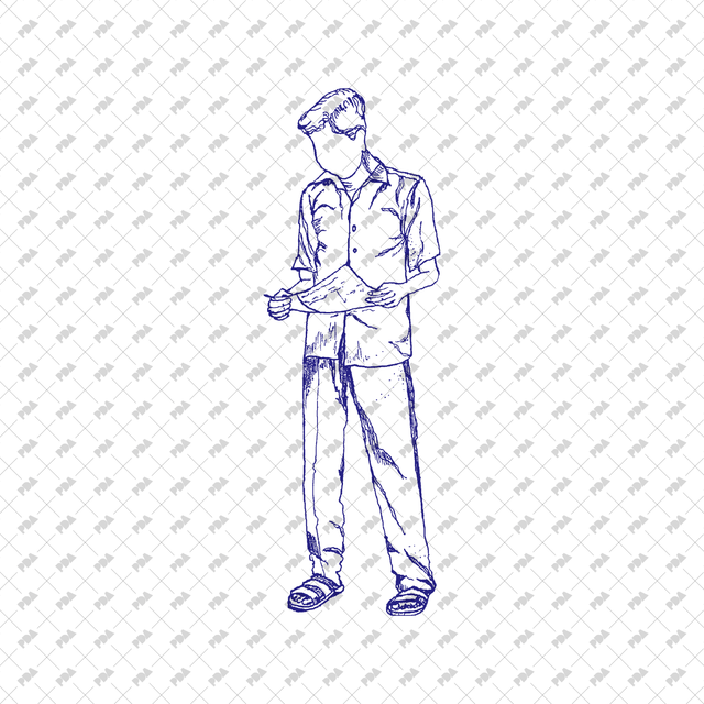 PNG Hand-Drawn Street Characters - Post Digital Architecture — Free and Affordable Resources for Architects