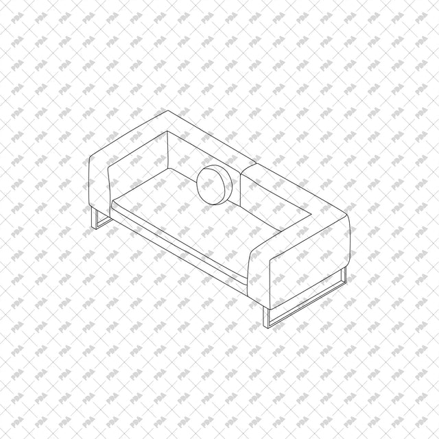 CAD, Vector Isometric Lobby Furniture Set - Post Digital Architecture — Free and Affordable Resources for Architects