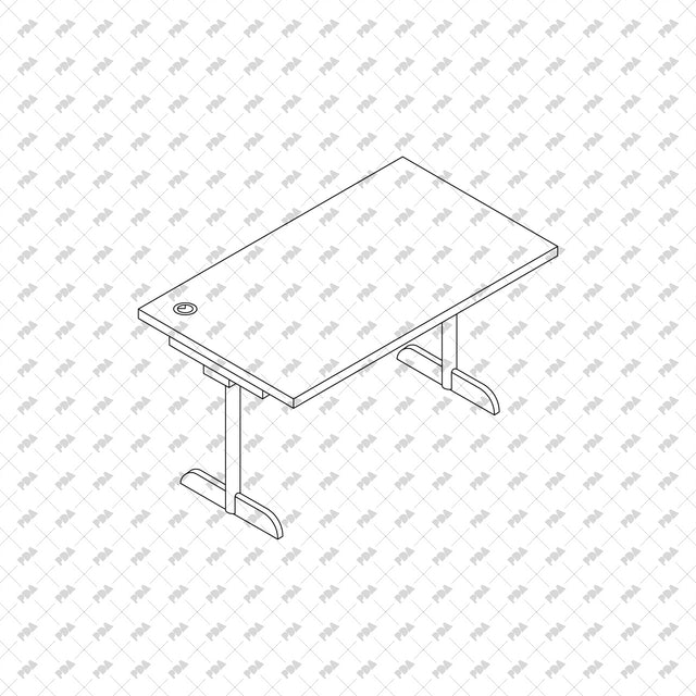 CAD, Vector Isometric Conference Room Furniture - Post Digital Architecture — Free and Affordable Resources for Architects