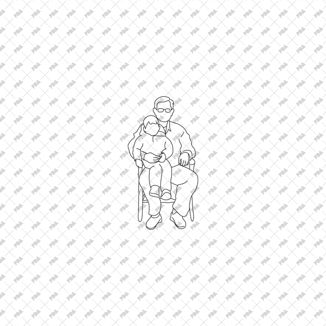 CAD, Vector Parents Holding Children Set - Post Digital Architecture — Free and Affordable Resources for Architects