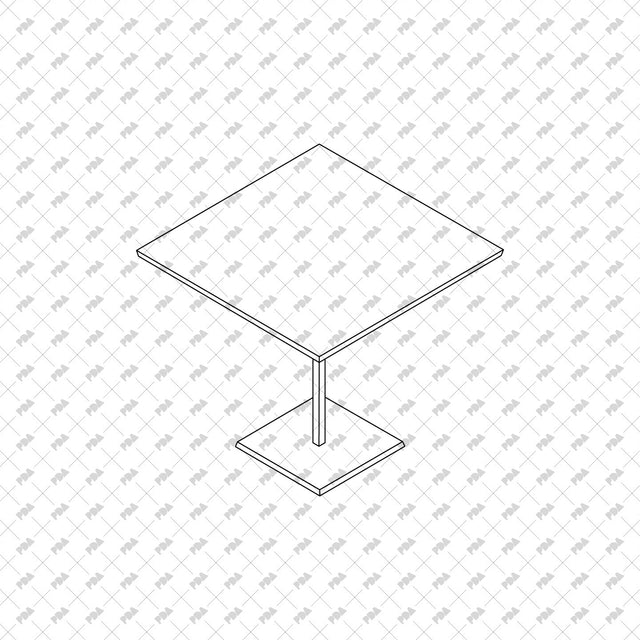 CAD, Vector Isometric Bar and Restaurant Furniture - Post Digital Architecture — Free and Affordable Resources for Architects