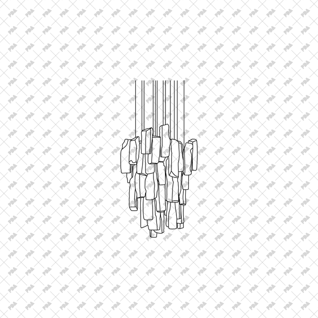 CAD, Vector Chandeliers Set - Post Digital Architecture — Free and Affordable Resources for Architects
