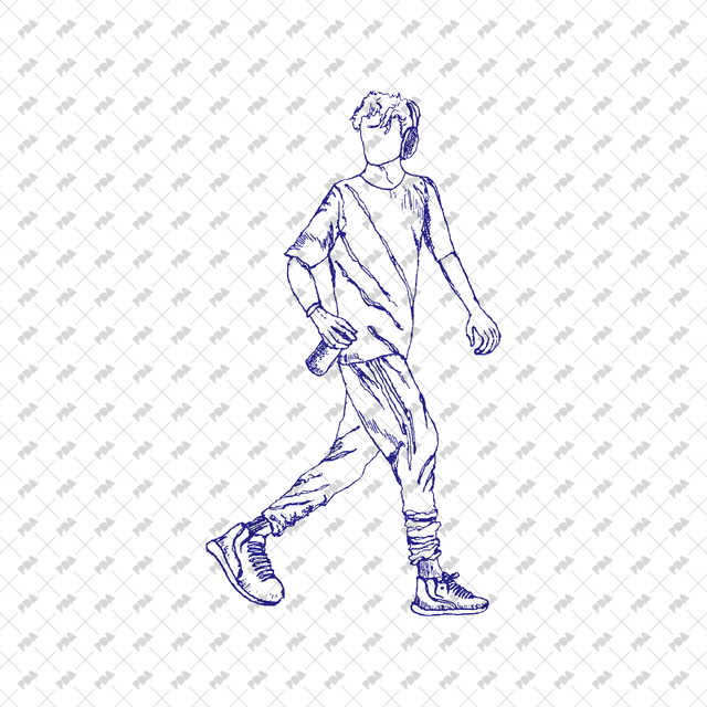 PNG Hand-Drawn Street Characters - Post Digital Architecture — Free and Affordable Resources for Architects