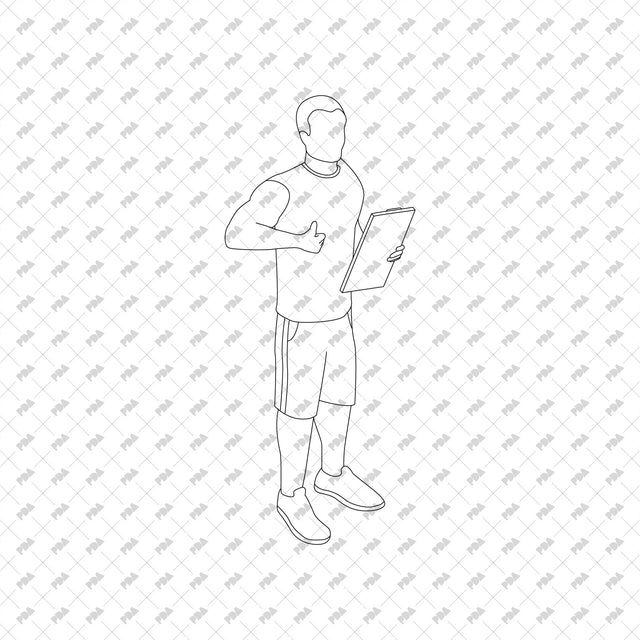 CAD, Vector Isometric Hotel Staff Set - Post Digital Architecture — Free and Affordable Resources for Architects