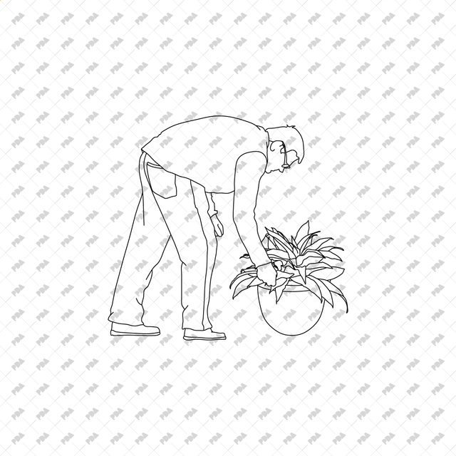 CAD, Vector People with Plants - Post Digital Architecture — Free and Affordable Resources for Architects