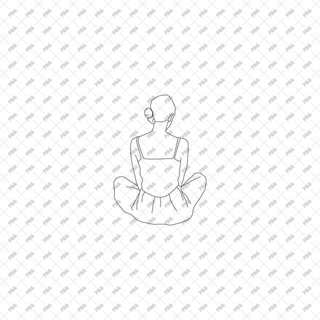CAD, Vector Sitters in Back View Set - Post Digital Architecture — Free and Affordable Resources for Architects