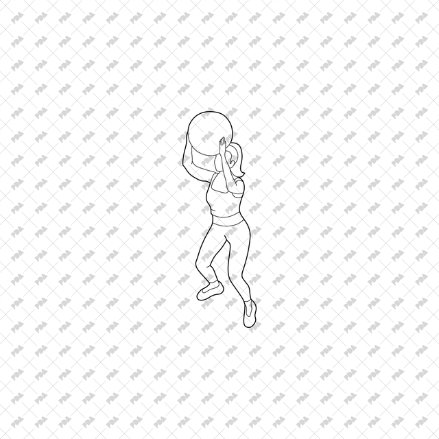 CAD, Vector, PNG Isometric View Workout Characters - Post Digital Architecture — Free and Affordable Resources for Architects
