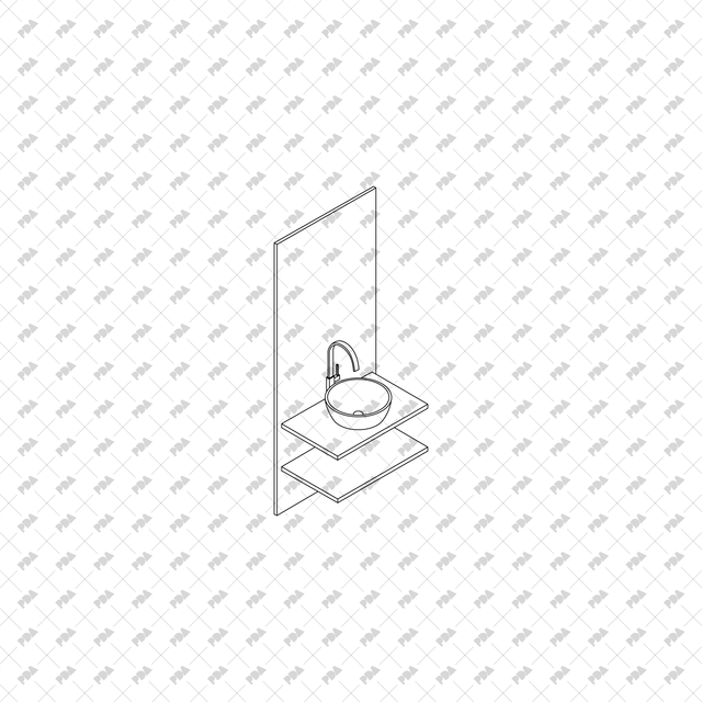 CAD, Vector Isometric Toilet Set - Post Digital Architecture — Free and Affordable Resources for Architects