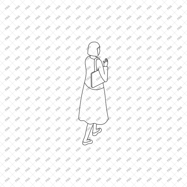 CAD, Vector, PNG Isometric View Urban Waiting People - Post Digital Architecture — Free and Affordable Resources for Architects