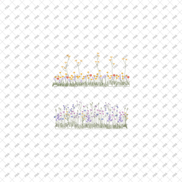 CAD, Vector Flower Beds in Color and B/W - Post Digital Architecture — Free and Affordable Resources for Architects