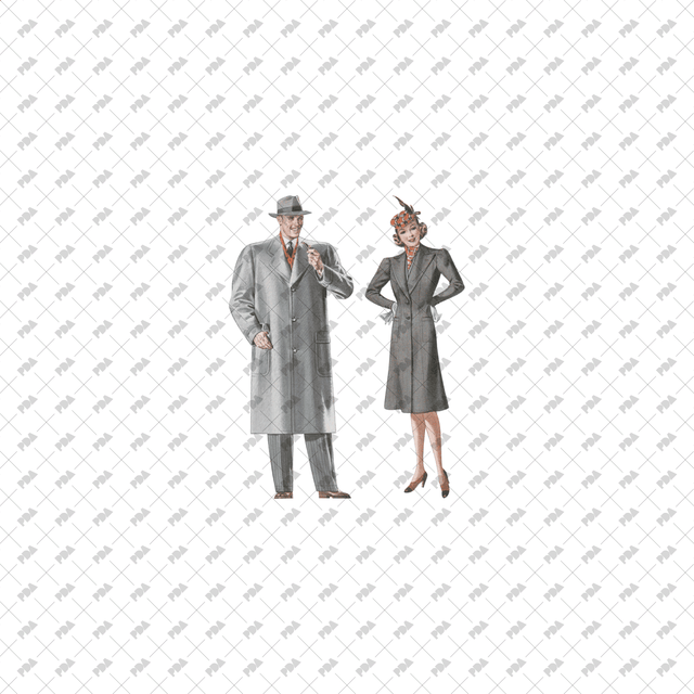 PNG Vintage Fashion Characters - Post Digital Architecture — Free and Affordable Resources for Architects
