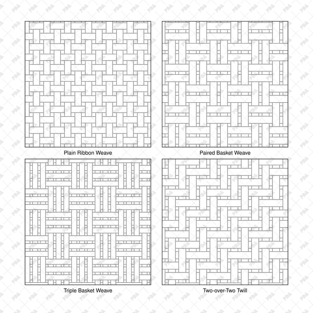 Illustrator Pattern Library - Rattan Cane and Wicker Weaves - Post Digital Architecture — Free and Affordable Resources for Architects