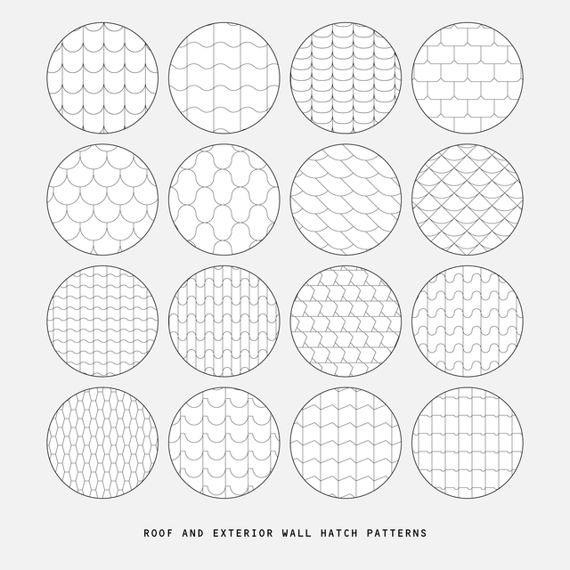 Illustrator Pattern Library Multi-Pack 2 (107 Patterns) - Post Digital Architecture — Free and Affordable Resources for Architects
