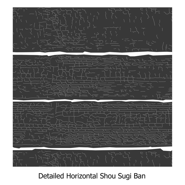 Illustrator Pattern Library - Shou Sugi Ban (Charred Wood Panels) - Post Digital Architecture — Free and Affordable Resources for Architects
