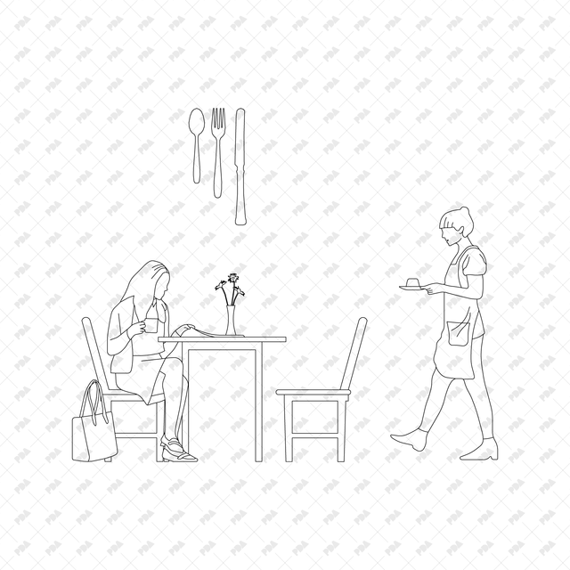 CAD, Vector Italian Deli, Pizzeria and Market in Front and Side Views Multi-Pack - Post Digital Architecture — Free and Affordable Resources for Architects