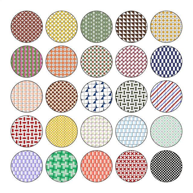 Illustrator Pattern Library - Color Tiles - Post Digital Architecture — Free and Affordable Resources for Architects