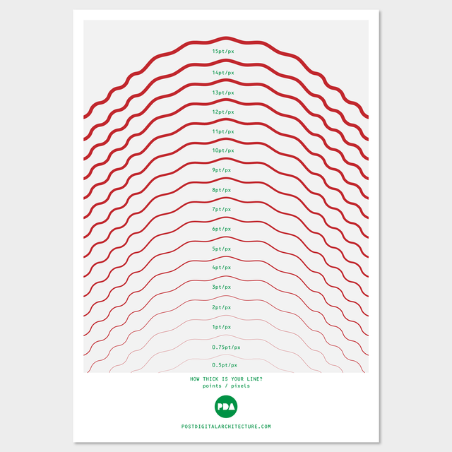 Free Printable Line Thickness PDF Poster - Post Digital Architecture — Free and Affordable Resources for Architects