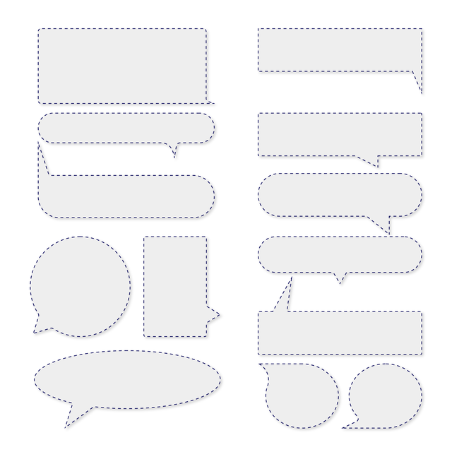 Vector Speech Clouds (Free Now) - Post Digital Architecture — Free and Affordable Resources for Architects