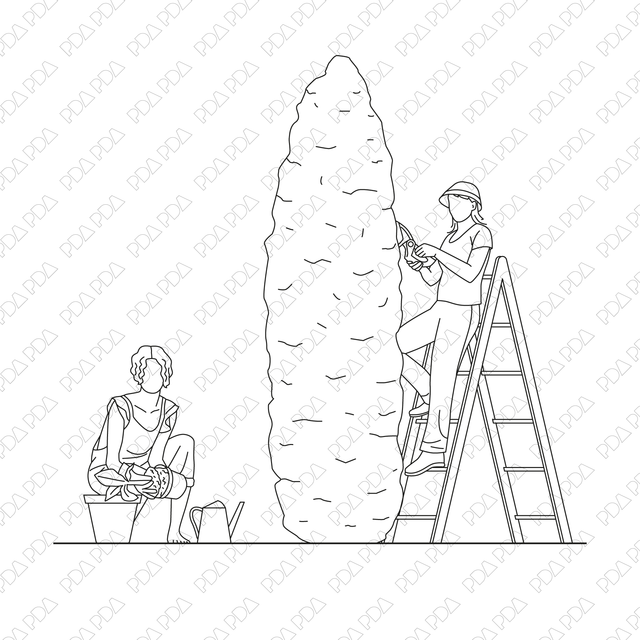 Gardening Multi - Pack (Front and side view) - Post Digital Architecture — Free and Affordable Resources for Architects