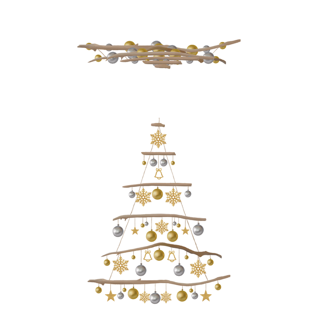 Indoor Winter Holidays Trees (Top and front views) - Post Digital Architecture — Free and Affordable Resources for Architects