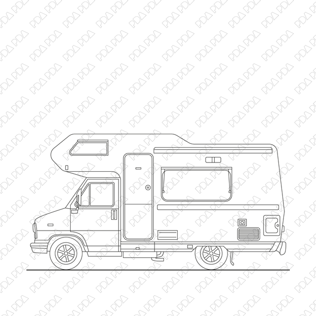 Camping Set (Front view and side view) - Post Digital Architecture — Free and Affordable Resources for Architects