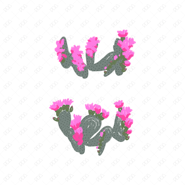 Vector & PNG Colorful Japanese Style Desert Plants (Topview + Sideview) - Post Digital Architecture — Free and Affordable Resources for Architects