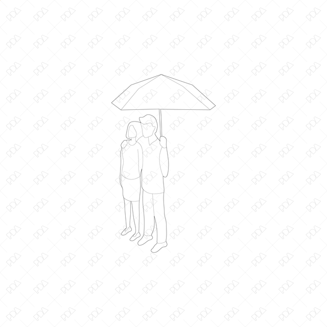 CAD and Vector Axonometric Couples Set - Post Digital Architecture — Free and Affordable Resources for Architects