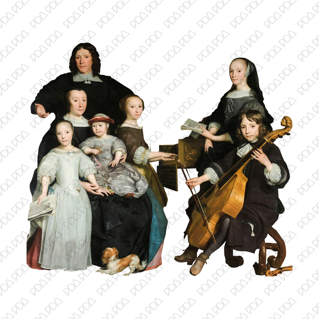 Artcutout Scenes - Groups: Family Concert (PNG) - Post Digital Architecture — Free and Affordable Resources for Architects