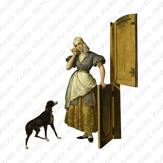 Artcutout Singles: Lady With a Dog (PNG) - Post Digital Architecture — Free and Affordable Resources for Architects