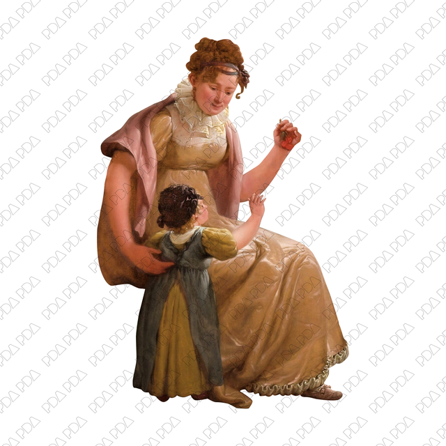 Artcutouts Singles: Mother With a Daughter (PNG) - Post Digital Architecture — Free and Affordable Resources for Architects