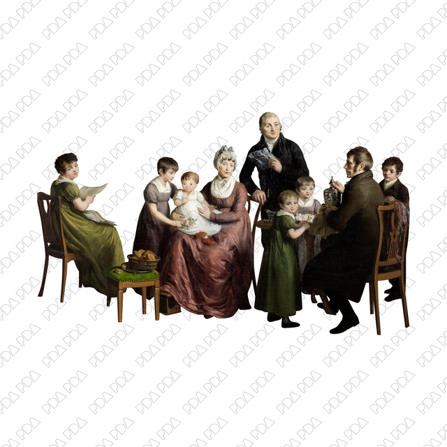 Artcutout Scenes - Groups: Big Family (PNG) - Post Digital Architecture — Free and Affordable Resources for Architects
