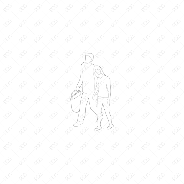 CAD and Vector Axonometric Couples Set - Post Digital Architecture — Free and Affordable Resources for Architects