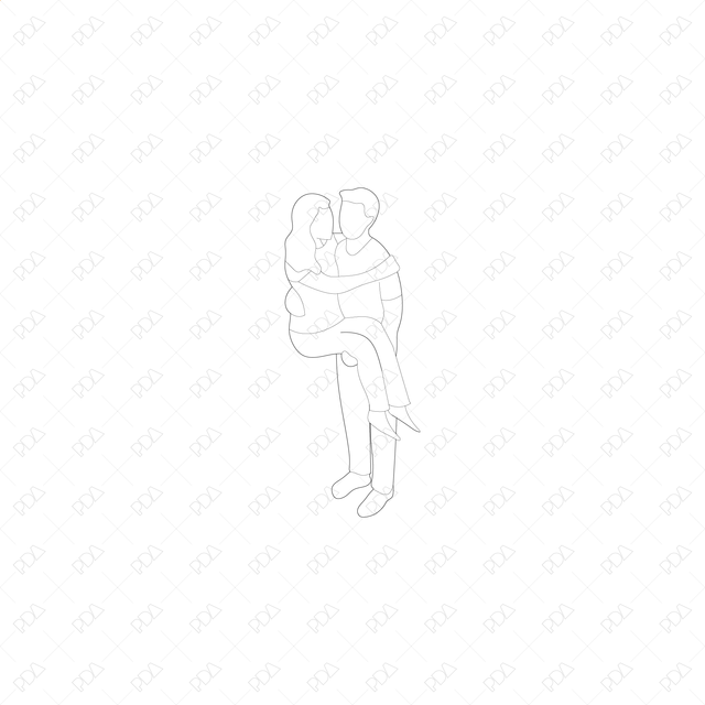 CAD and Vector Axonometric Couples Set - Post Digital Architecture — Free and Affordable Resources for Architects
