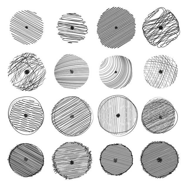 Vector Sketchy Trees Set (Top view) - Post Digital Architecture — Free and Affordable Resources for Architects