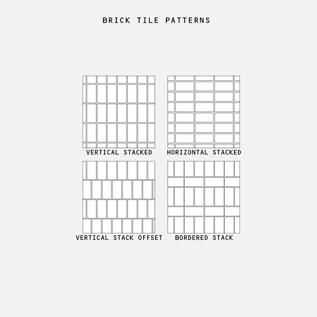 Illustrator Pattern Library - Brick Tile Patterns Multi-Pack - Post Digital Architecture — Free and Affordable Resources for Architects