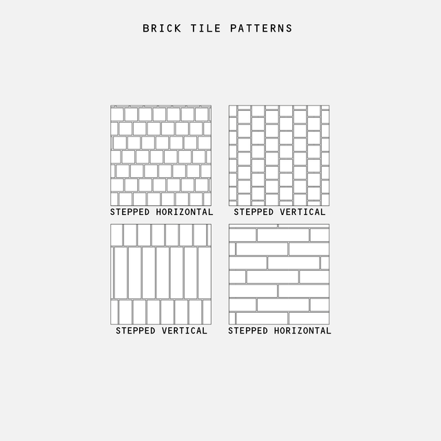 Illustrator Pattern Library - Brick Tile Patterns Multi-Pack - Post Digital Architecture — Free and Affordable Resources for Architects