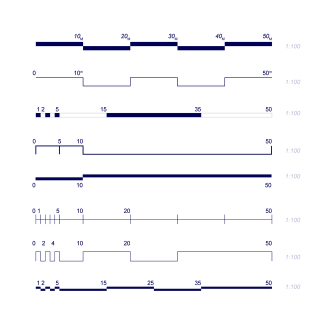 Vector Scale Bars (Free Now) - Post Digital Architecture — Free and Affordable Resources for Architects