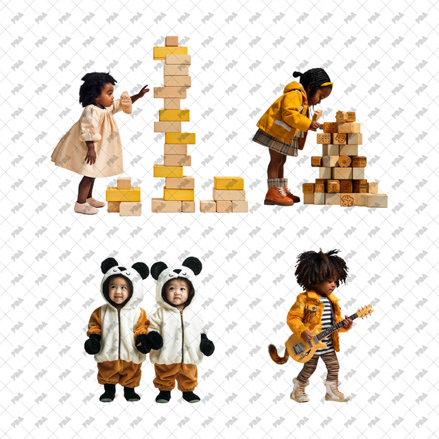 PNG Kindergarten Kids Set - Post Digital Architecture — Free and Affordable Resources for Architects