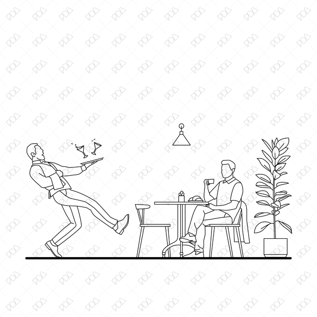 CAD, Vector All You Need for Café/ Coffee Shop Design Multi Pack (Side, Top Views) - Post Digital Architecture — Free and Affordable Resources for Architects