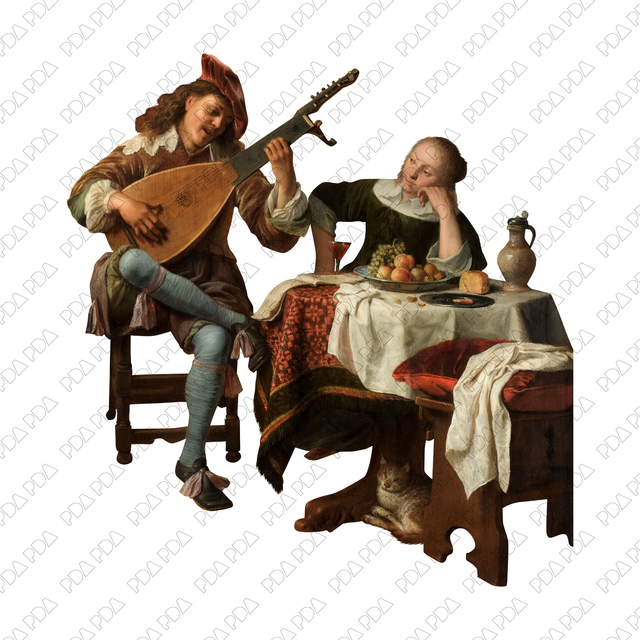 Artcutout Scenes - Groups: Couple Having Dinner (PNG) - Post Digital Architecture — Free and Affordable Resources for Architects