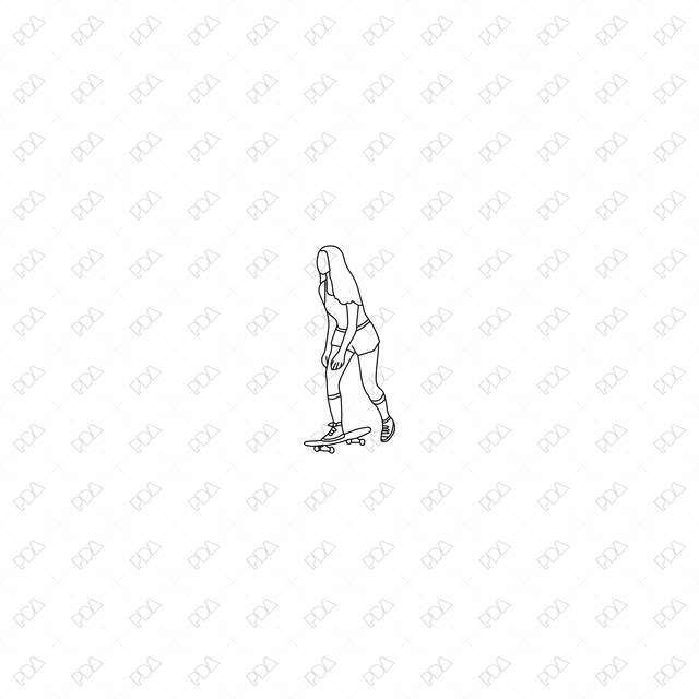 CAD, Vector People Doing Sports Set - Post Digital Architecture — Free and Affordable Resources for Architects