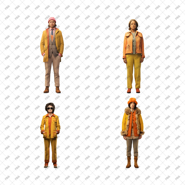 PNG Colorful Characters Set - Post Digital Architecture — Free and Affordable Resources for Architects