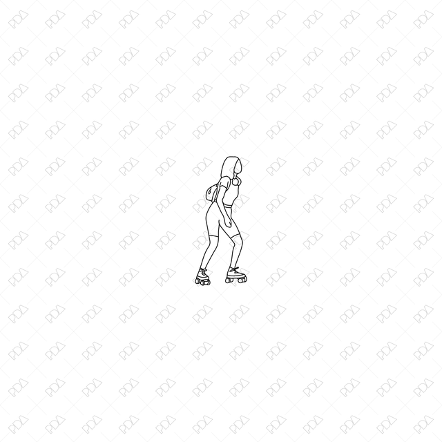 CAD, Vector People Doing Sports Set - Post Digital Architecture — Free and Affordable Resources for Architects