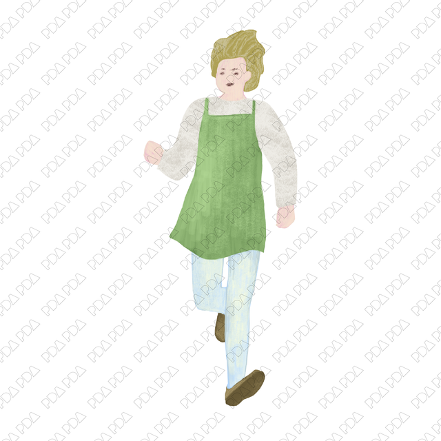 Characters Based on Grandma Moses Art - Post Digital Architecture — Free and Affordable Resources for Architects