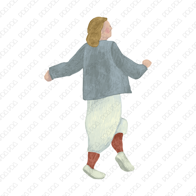 Characters Inspired by Henri Rousseau (29 PNGs) - Post Digital Architecture — Free and Affordable Resources for Architects